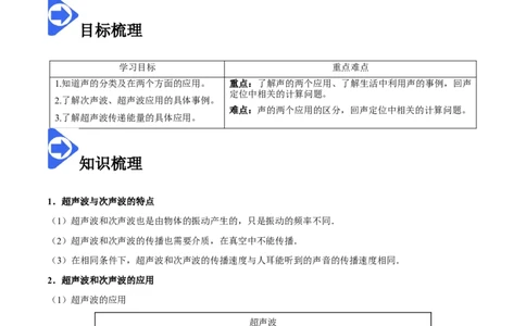 2.3声的利用-2020-2021学年八年级物理上册同步课堂帮帮帮（人教版）(15144521)_1、初中学习资料_4-4、物理_4-4-3、初二物理上册_2023更新_八年级物理上册同步课堂练习帮帮帮（精品推荐）
