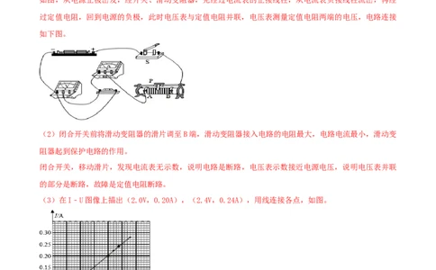 17.1电流与电压和电阻的关系（解析版）_1、初中学习资料_4-4、物理_4-4-5、初三物理全册_人教版物理九年级全一册课时练习（090份）_课时练习第1套
