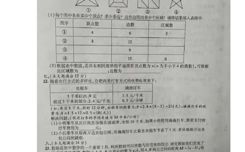 2017-2018学年安徽省合肥市瑶海区七年级上学期期末考试数学试题（图片版）_1、初中学习资料_4-2、数学_北师大版_北师大版初中数学7上_期中、期末、月考、中考真题_期中、期末、月考真题