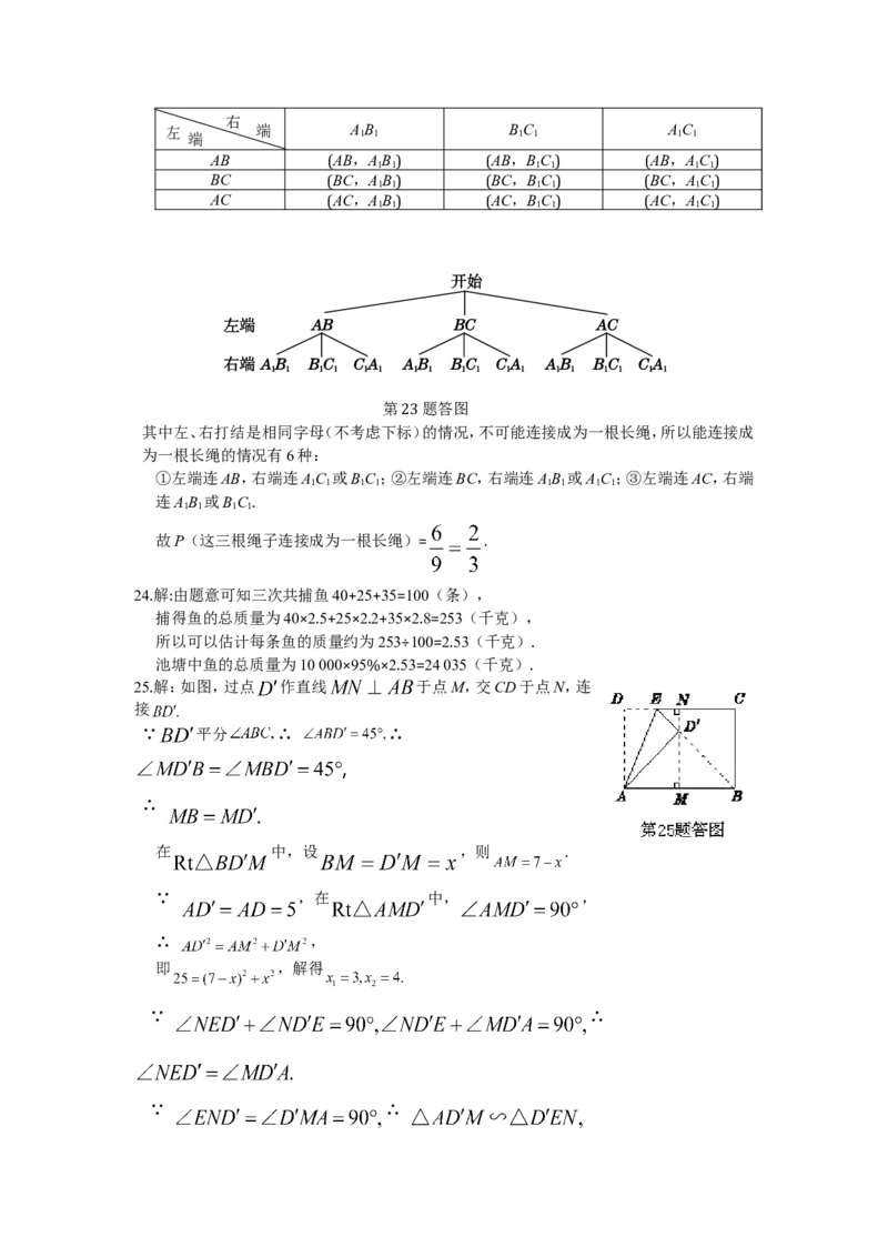2016-2017学年河南省平顶山市宝丰县北师大九年级上六校联考数学试卷有答案_1、初中学习资料_4-2、数学_北师大版_北师大版初中数学9上_期中、期末、月考、中考真题_期中、期末、月考真题