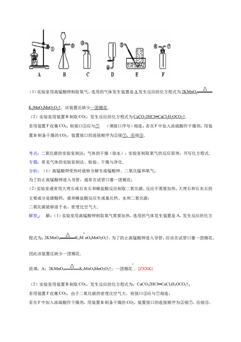 2015届九年级下学期第一次月考化学试卷（解析版）_1、初中学习资料_2024秋改版_九上化学课件最新版_化学中考真题卷（2019-2023）_名校真题试卷_月考_往年试卷