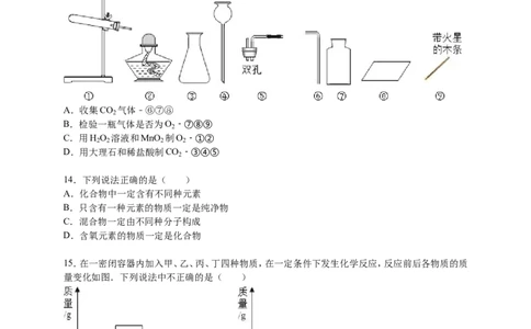 2016届九年级下学期开学化学试卷解析版(1)_1、初中学习资料_2024秋改版_九上化学课件最新版_化学中考真题卷（2019-2023）_名校真题试卷_入学试卷_往年试卷