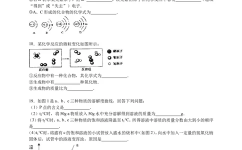 2016届九年级下学期开学化学试卷解析版(1)_1、初中学习资料_2024秋改版_九上化学课件最新版_化学中考真题卷（2019-2023）_名校真题试卷_入学试卷_往年试卷