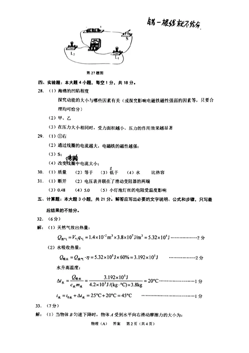 2019年甘肃省兰州市初中学业水平考试物理（中考）试卷（A）图片版_1、初中学习资料_2024秋改版_八上物理课件最新版_物理中考真题卷（2019-2023）_2019中考物理试卷_甘肃