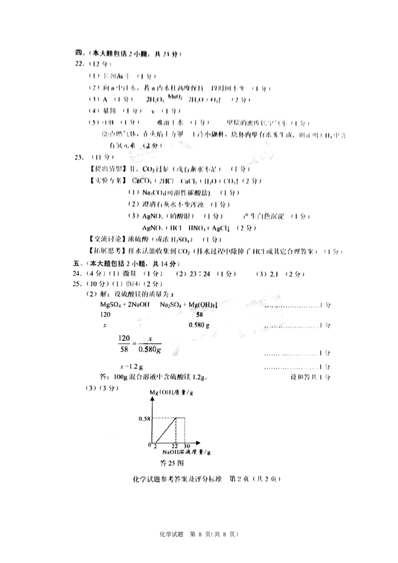 2019年广东省初中学业水平考试化学试题（word版，含图片版答案）_1、初中学习资料_2024秋改版_九上化学课件最新版_化学中考真题卷（2019-2023）_2019中考化学_广东_图片版