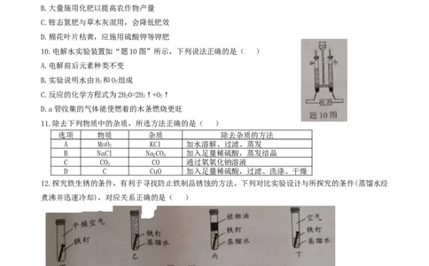 2019年广东省初中学业水平考试化学试题（word版，含图片版答案）_1、初中学习资料_2024秋改版_九上化学课件最新版_化学中考真题卷（2019-2023）_2019中考化学_广东_图片版