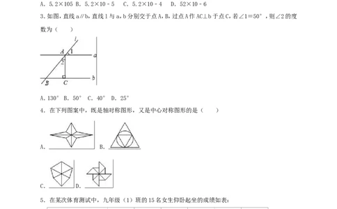 2019年北京市石景山区中考数学二模试卷（含答案解析）_1、初中学习资料_4-2、数学_北师大版_北师大版初中数学9下_2022春九数下(BS)--各阶段精品试题_期中、月考、模拟、中考真题