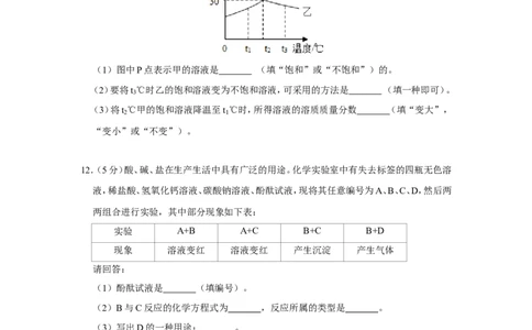 2019年山东省枣庄市中考化学试卷_1、初中学习资料_2024秋改版_九上化学课件最新版_化学中考真题卷（2019-2023）_2019中考化学_山东