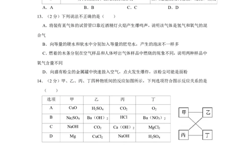 2019年天津市中考化学试卷_1、初中学习资料_2024秋改版_九上化学课件最新版_化学中考真题卷（2019-2023）_2019中考化学_省卷