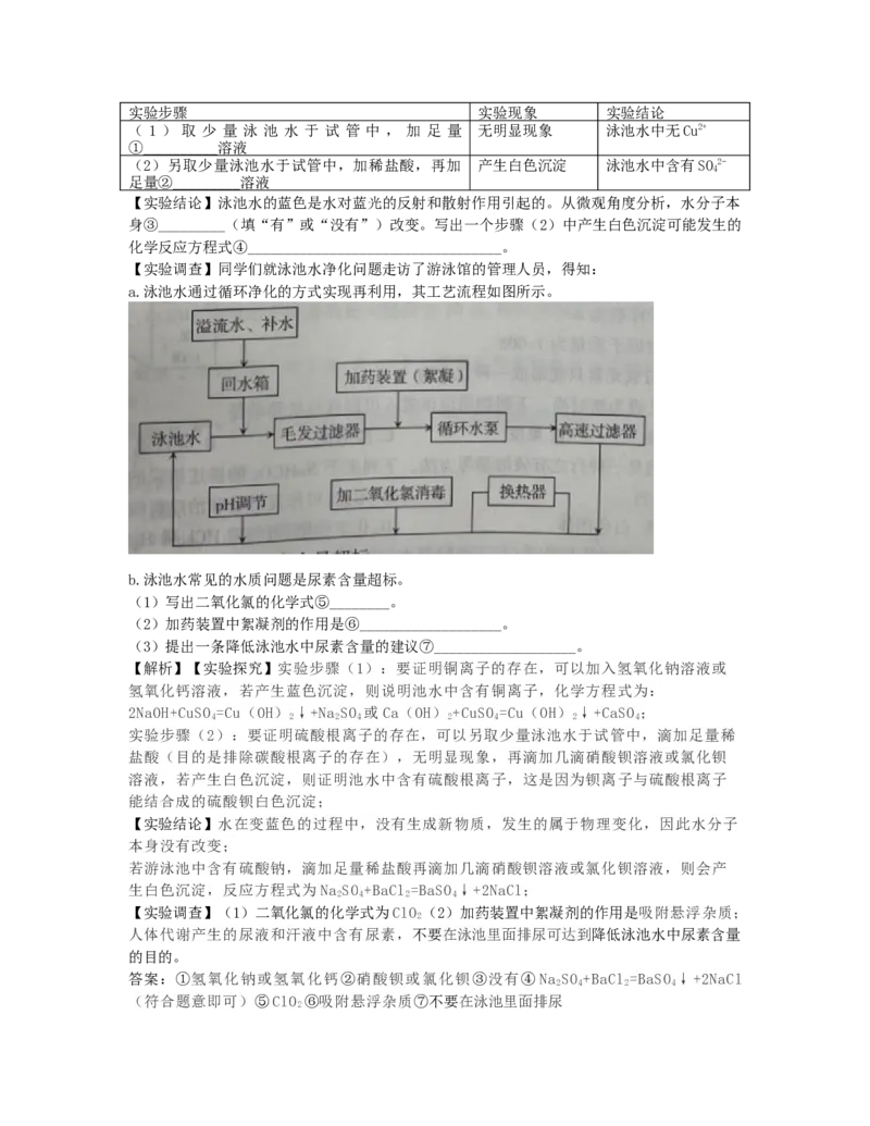2021年新疆乌鲁木齐中考化学真题（解析版）_1、初中学习资料_2024秋改版_九上化学课件最新版_化学中考真题卷（2019-2023）_2021中考化学_新疆
