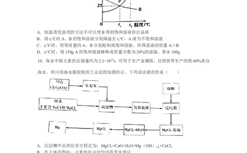2019年黑龙江省大庆市中考化学试题（Word版，含解析）_1、初中学习资料_2024秋改版_九上化学课件最新版_化学中考真题卷（2019-2023）_2019中考化学_黑龙江