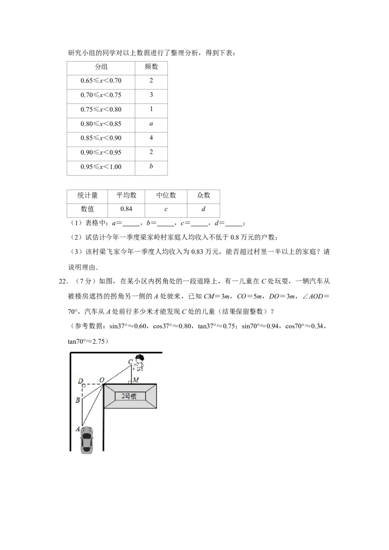 2021年山东省临沂市中考数学真题试卷解析版_1、初中学习资料_2024秋改版_七上数学最新版课件_沪科版七上课课件_数学中考真题卷（2019-2023）_2021年中考数学试卷_山东