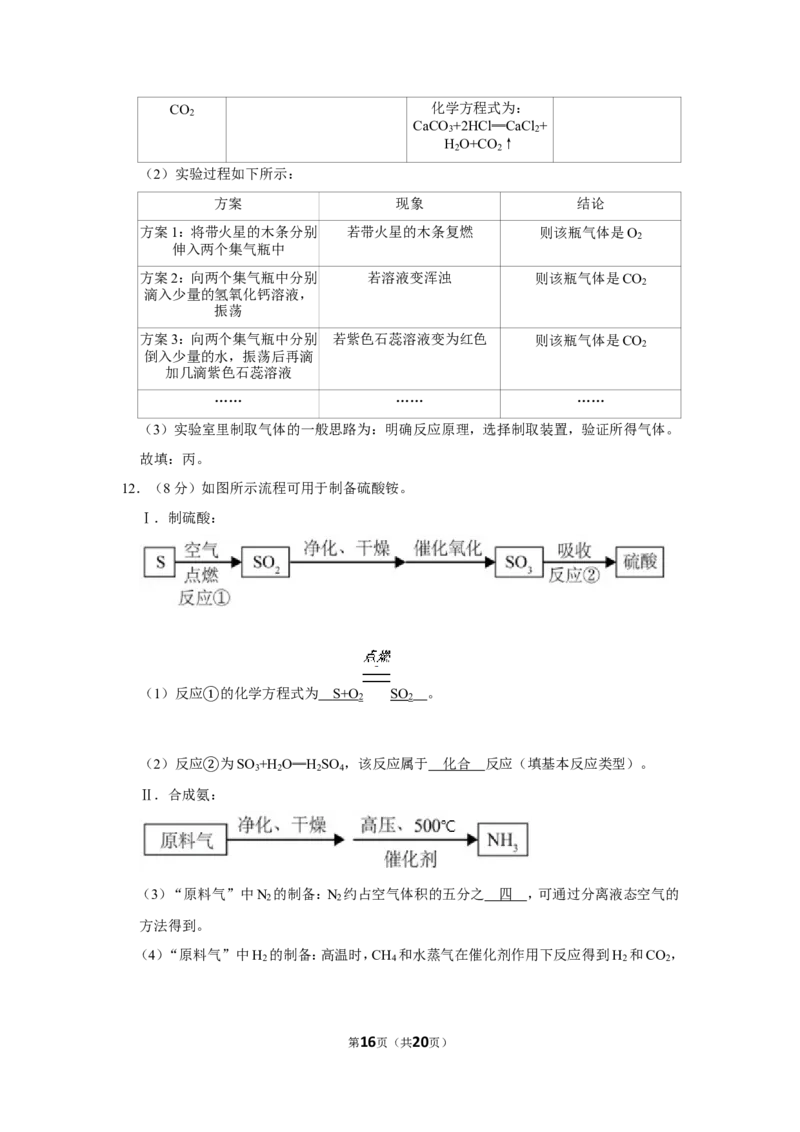 2020年广东省深圳市中考化学试卷_1、初中学习资料_2024秋改版_九上化学课件最新版_化学中考真题卷（2019-2023）_2020中考化学_广东