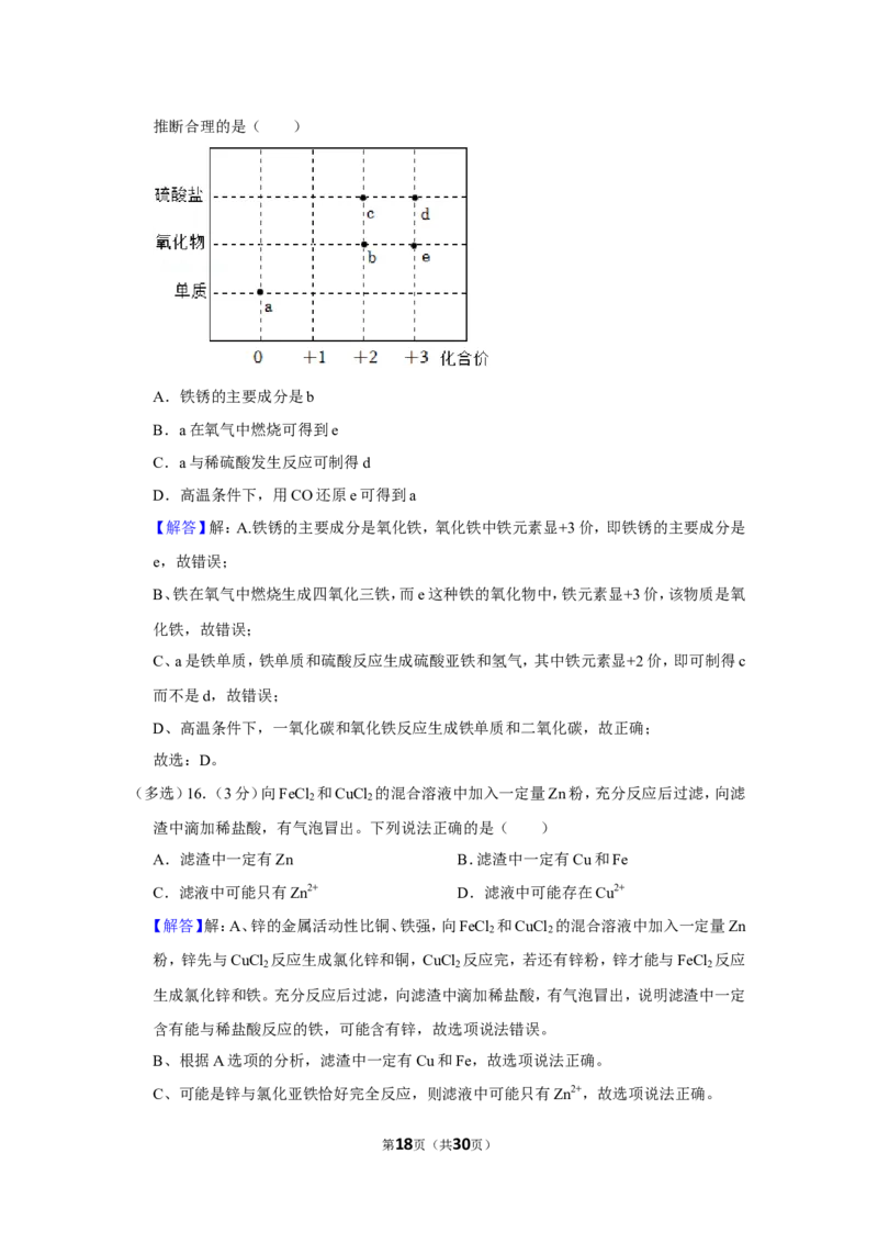 2022年山东省潍坊市中考化学试卷_1、初中学习资料_2024秋改版_九上化学课件最新版_化学中考真题卷（2019-2023）_2022中考化学_山东