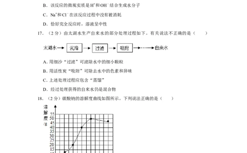 2022年江苏省苏州市中考化学试卷_1、初中学习资料_2024秋改版_九上化学课件最新版_化学中考真题卷（2019-2023）_2022中考化学_江苏_2022年江苏省苏州市中考化学真题