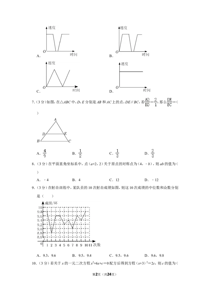 2022年四川省雅安市中考数学试卷_1、初中学习资料_2024秋改版_七上数学最新版课件_北师大版七上课课件_数学中考真题卷（2019-2023）_2022年中考数学试卷_四川