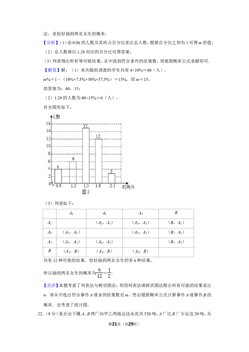2022年四川省广安市中考数学试卷_1、初中学习资料_2024秋改版_七上数学最新版课件_沪科版七上课课件_数学中考真题卷（2019-2023）_2022年中考数学试卷_四川