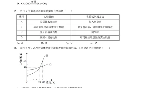 2022年青海省中考化学真题_1、初中学习资料_2024秋改版_九上化学课件最新版_化学中考真题卷（2019-2023）_2022中考化学_青海