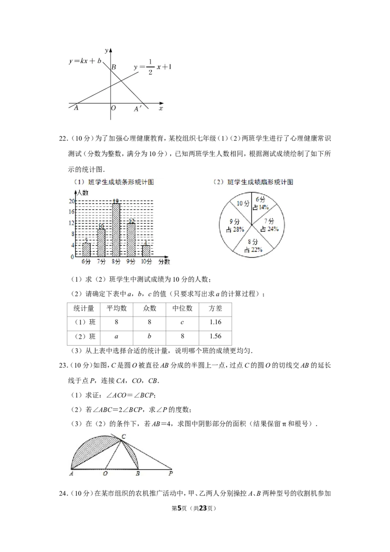 2022年湖南省益阳市中考数学试卷_1、初中学习资料_2024秋改版_七上数学最新版课件_沪科版七上课课件_数学中考真题卷（2019-2023）_2022年中考数学试卷_湖南
