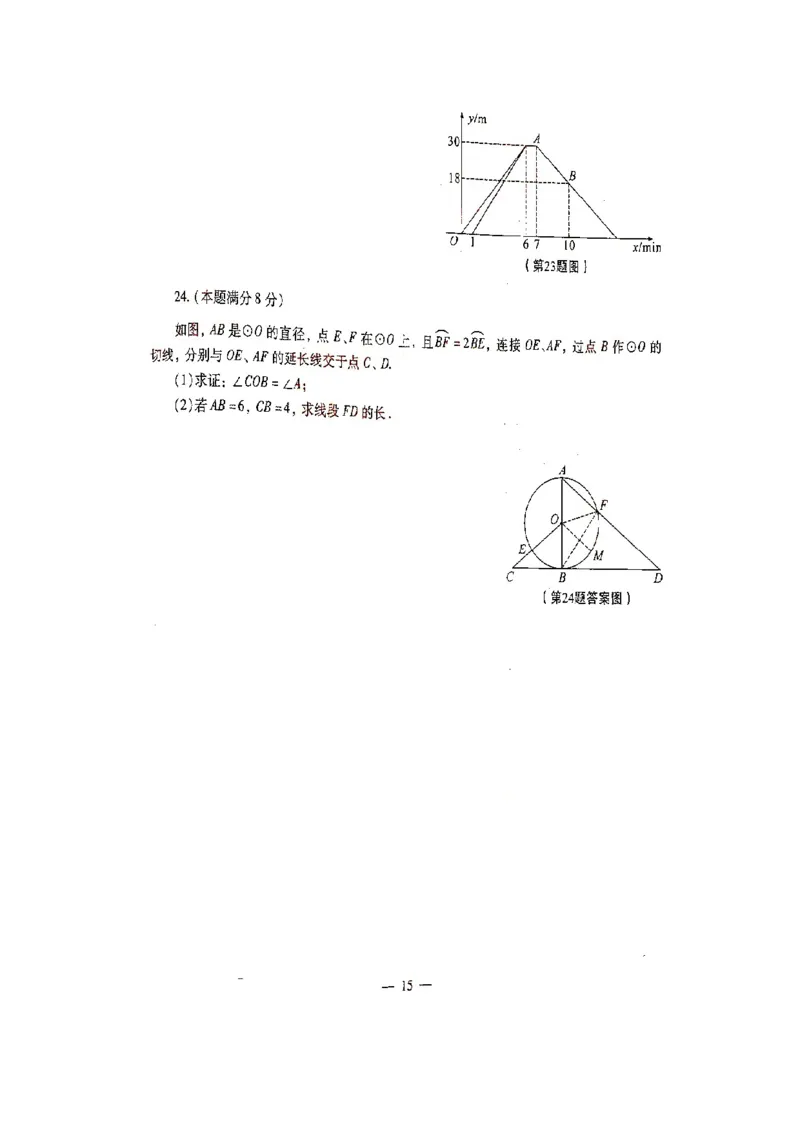 2021年陕西省学业初中考试数学试（图片）卷_1、初中学习资料_2024秋改版_七上数学最新版课件_北师大版七上课课件_数学中考真题卷（2019-2023）_2021年中考数学试卷_陕西