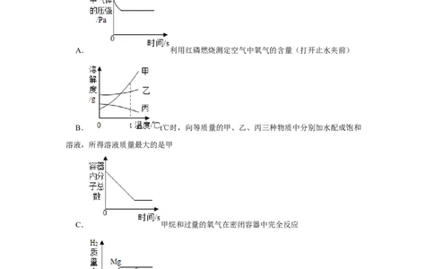 2022-2023学年内蒙古锡林郭勒盟锡林浩特四中九年级（下）开学化学试卷_1、初中学习资料_2024秋改版_九上化学课件最新版_化学中考真题卷（2019-2023）_名校真题试卷_入学试卷