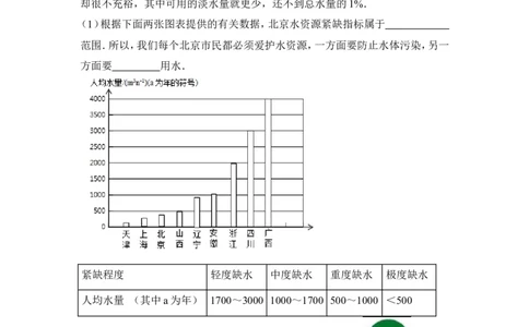 2022&mdash;2023学年人教版化学九年级上册第四单元：自然界的水单元测试含答案_1、初中学习资料_4-5、化学_4-5-5、初三化学上册_人教化学九年级上单元试卷（040份）_单元测试第5套