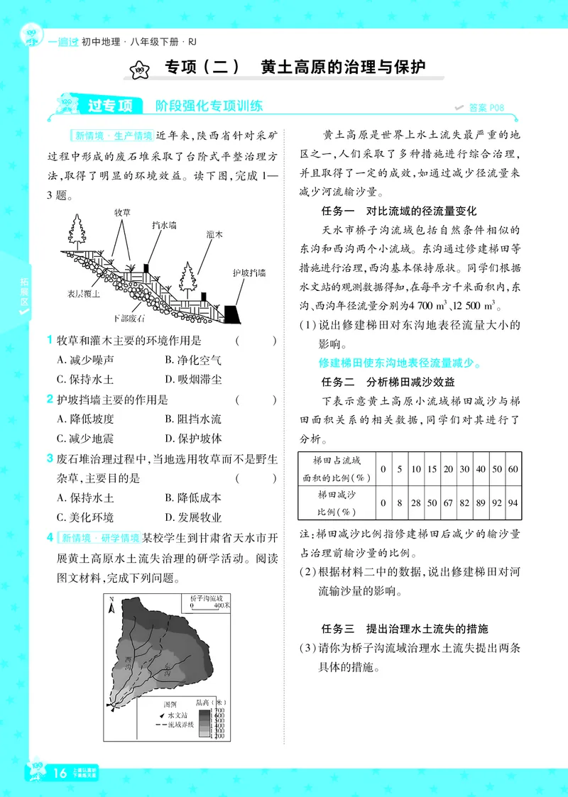 2025《初中地理&bull;一遍过》八下(人教)_1、初中学习资料_24秋试卷_2025春季初中《一遍过》下册_2025初中《一遍过》生物地理8年级下册