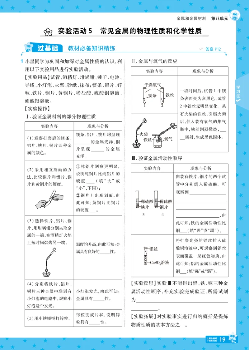 2025《初中化学&bull;一遍过》九下(RJ)_1、初中学习资料_24秋试卷_2025春季初中《一遍过》下册_2025《初中化学&bull;一遍过》9下(RJ)