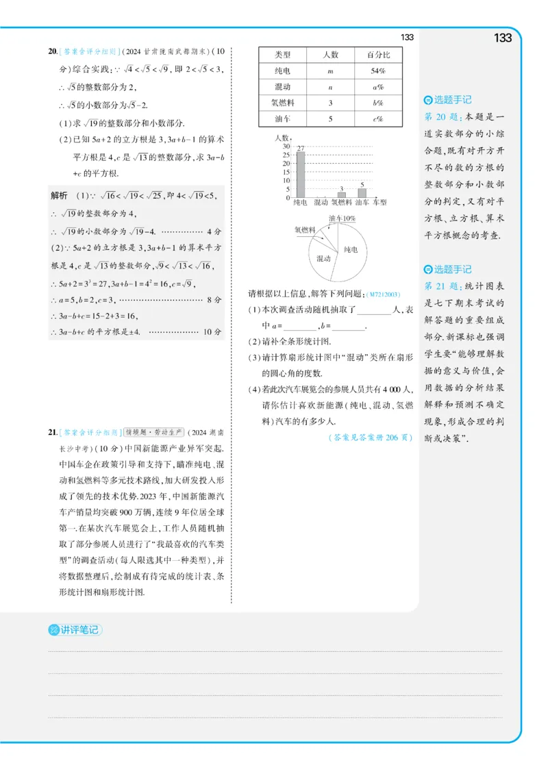 2025《5.3同步练习&bull;全练讲评版》数学七下(人教)_1、初中学习资料_24秋试卷_2025版《53&bull;初中同步》上册全科_53初中同步下册25春_2025《53同步练习&bull;全练》初中数学789年级下(人教+北师)讲评