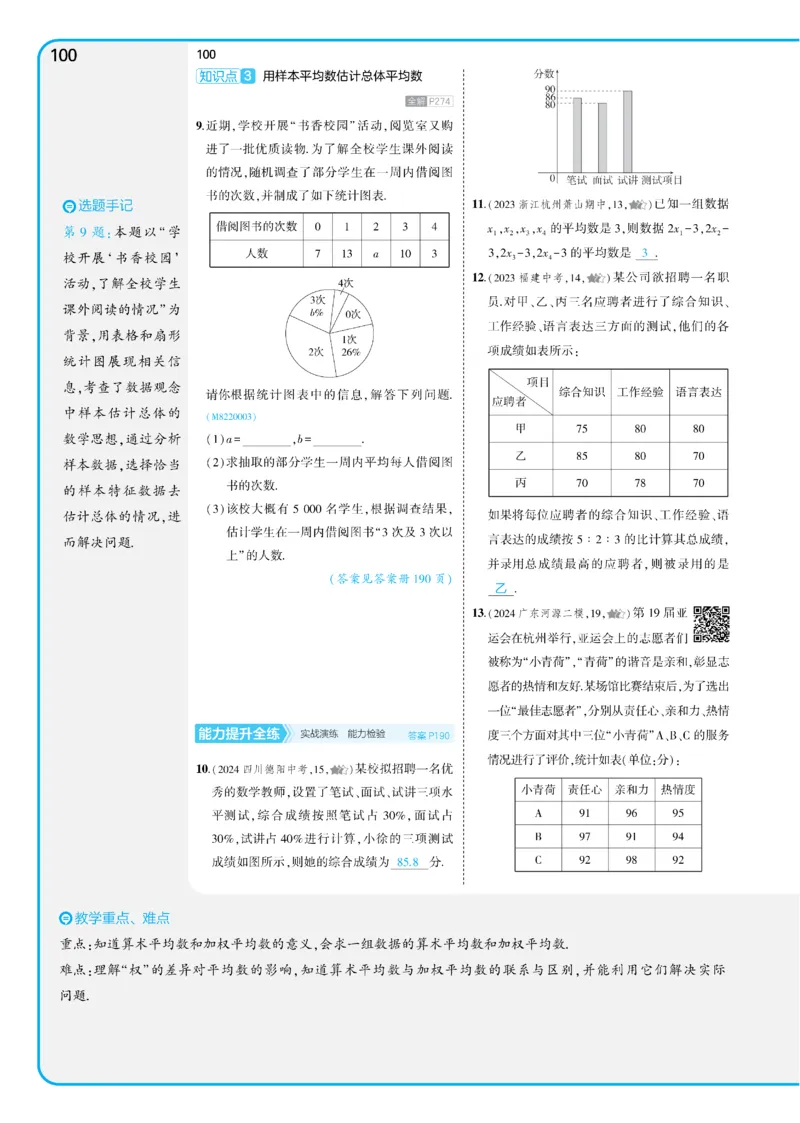2025《5.3同步练习&bull;全练讲评教案》数学八下(人教)_1、初中学习资料_24秋试卷_2025版《53&bull;初中同步》上册全科_53初中同步下册25春_2025《5.3同步练习&bull;全练》数学8&9下(人教)讲评
