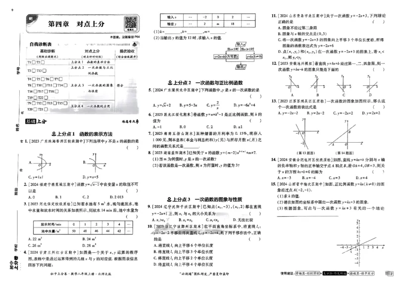 2025《初中上分卷&bull;单元诊断自查》数学8上(BS)_1、初中学习资料_24秋试卷_2024秋初中必刷题上分卷九科电子版_数学（人教+北师大）