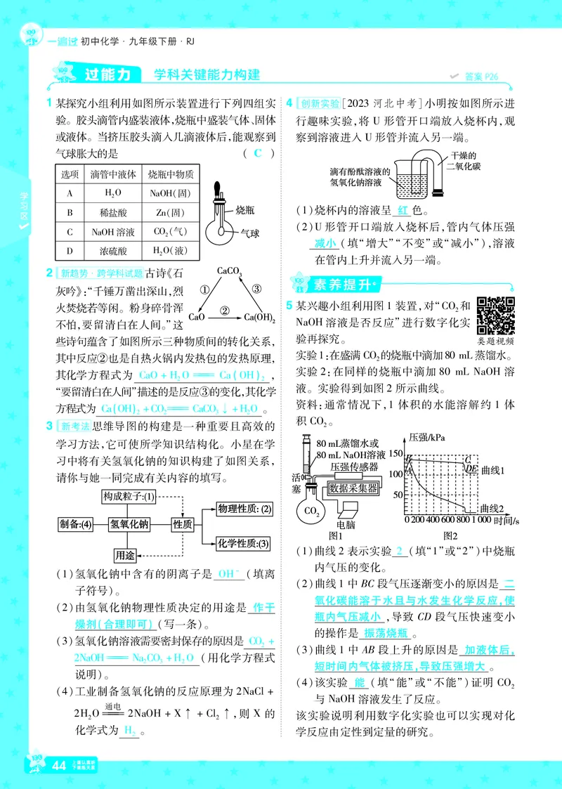 2025《初中化学&bull;一遍过》9下(RJ)教用_1、初中学习资料_24秋试卷_2025春季初中《一遍过》下册_2025《初中化学&bull;一遍过》9下(RJ)_教用