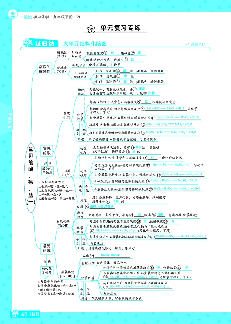 2025《初中化学&bull;一遍过》9下(RJ)教用_1、初中学习资料_24秋试卷_2025春季初中《一遍过》下册_2025《初中化学&bull;一遍过》9下(RJ)_教用