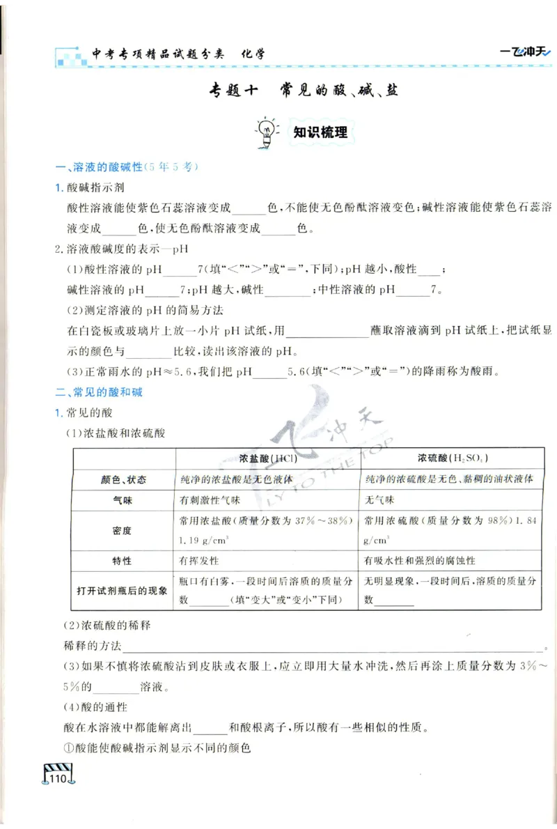 2025《一飞冲天-中考专项》化学_1、初中学习资料_24秋试卷_《一飞冲天-中考专项》_一飞冲天-中考专项（2025版）
