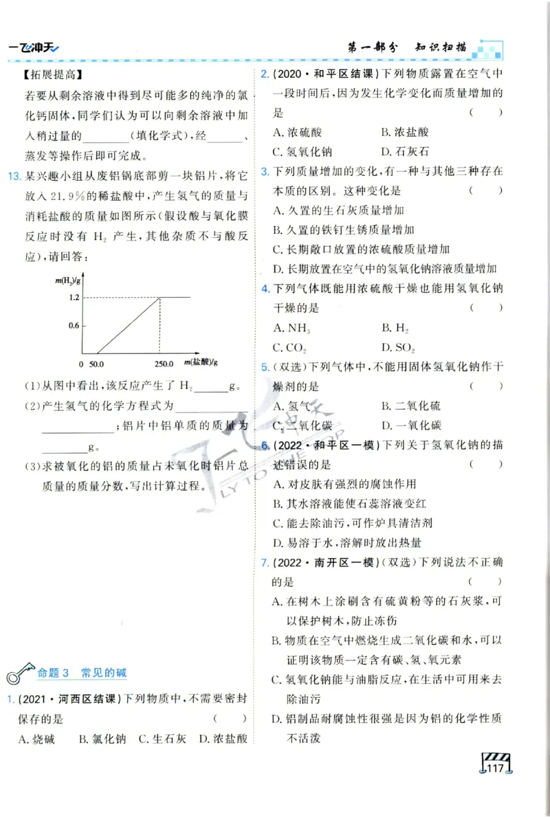 2025《一飞冲天-中考专项》化学_1、初中学习资料_24秋试卷_《一飞冲天-中考专项》_一飞冲天-中考专项（2025版）