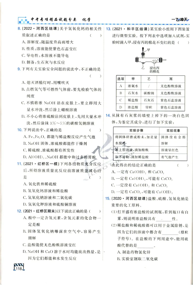 2025《一飞冲天-中考专项》化学_1、初中学习资料_24秋试卷_《一飞冲天-中考专项》_一飞冲天-中考专项（2025版）