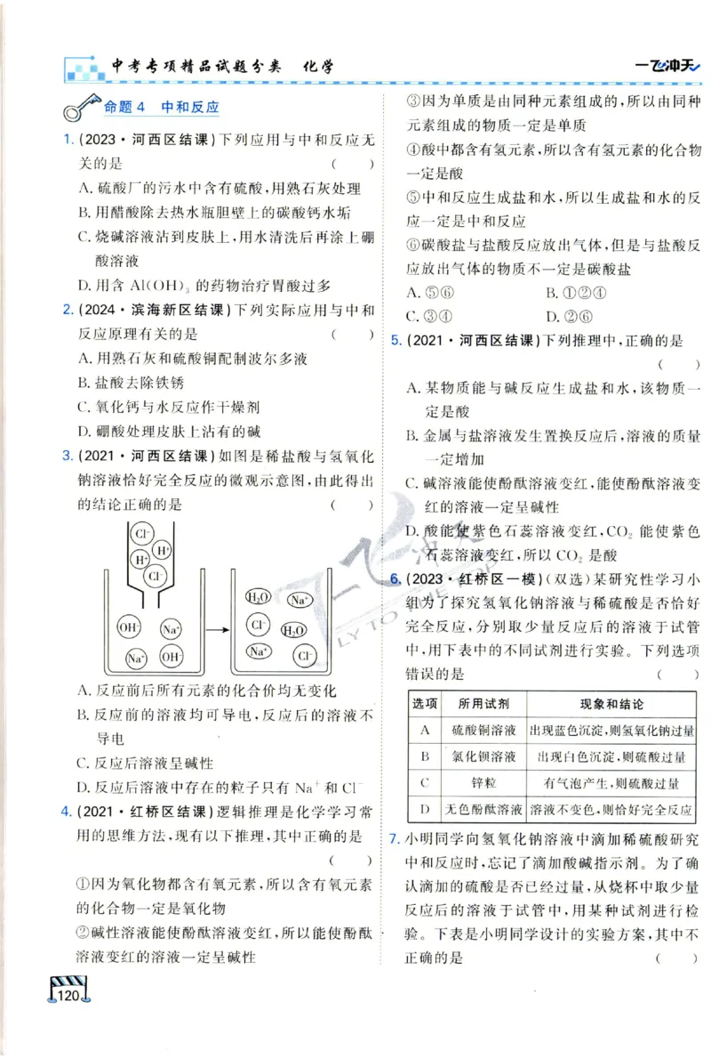 2025《一飞冲天-中考专项》化学_1、初中学习资料_24秋试卷_《一飞冲天-中考专项》_一飞冲天-中考专项（2025版）