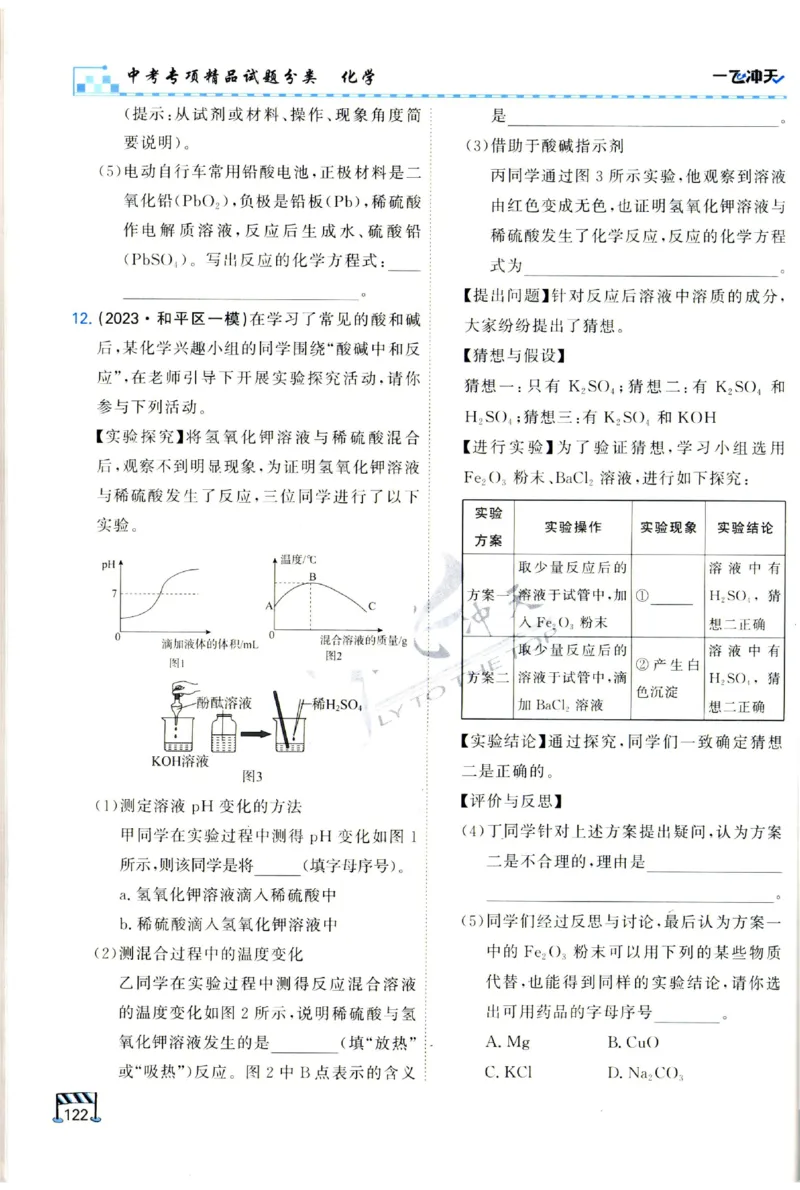 2025《一飞冲天-中考专项》化学_1、初中学习资料_24秋试卷_《一飞冲天-中考专项》_一飞冲天-中考专项（2025版）
