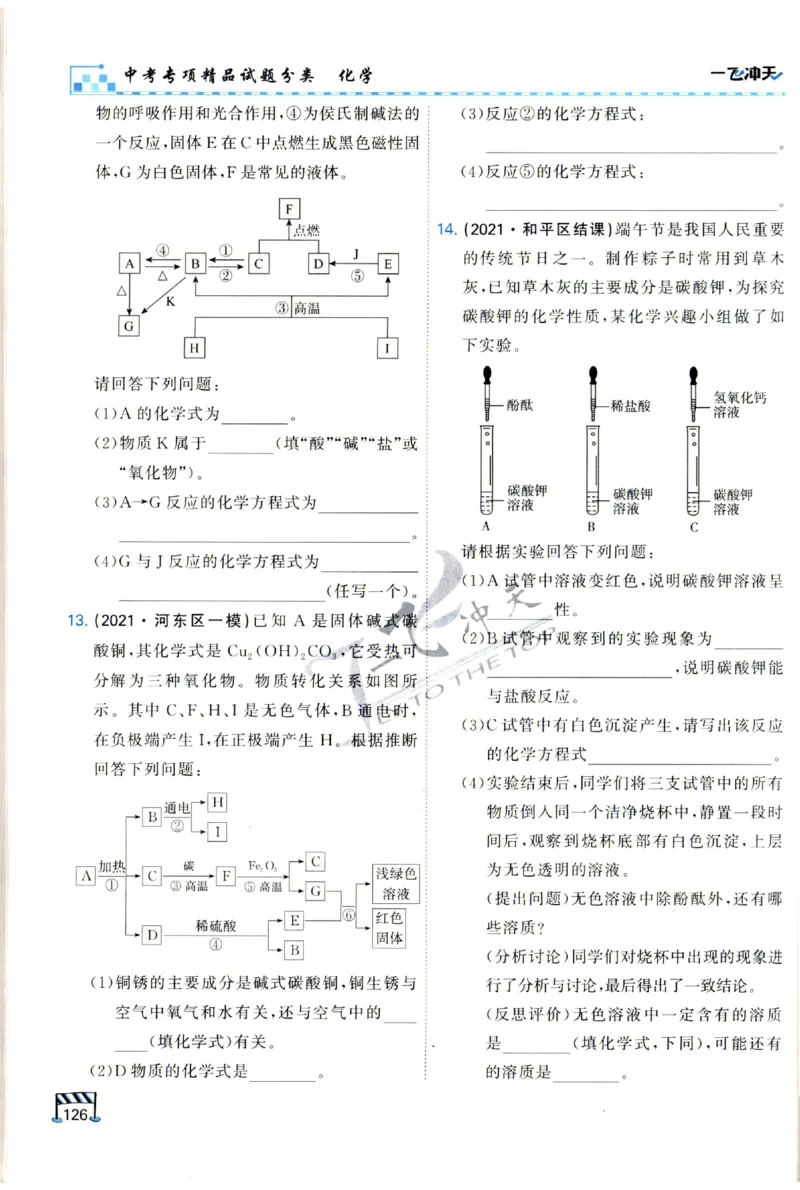 2025《一飞冲天-中考专项》化学_1、初中学习资料_24秋试卷_《一飞冲天-中考专项》_一飞冲天-中考专项（2025版）