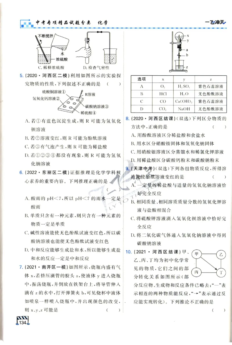 2025《一飞冲天-中考专项》化学_1、初中学习资料_24秋试卷_《一飞冲天-中考专项》_一飞冲天-中考专项（2025版）