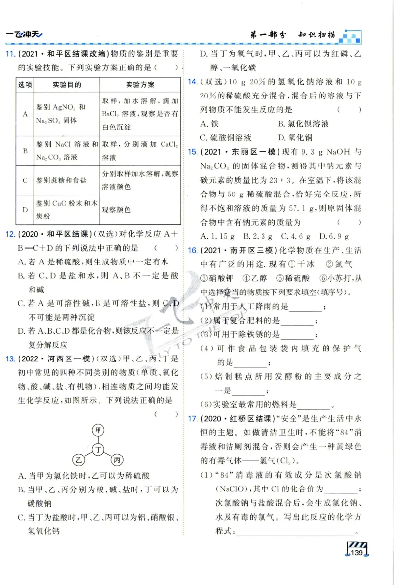 2025《一飞冲天-中考专项》化学_1、初中学习资料_24秋试卷_《一飞冲天-中考专项》_一飞冲天-中考专项（2025版）