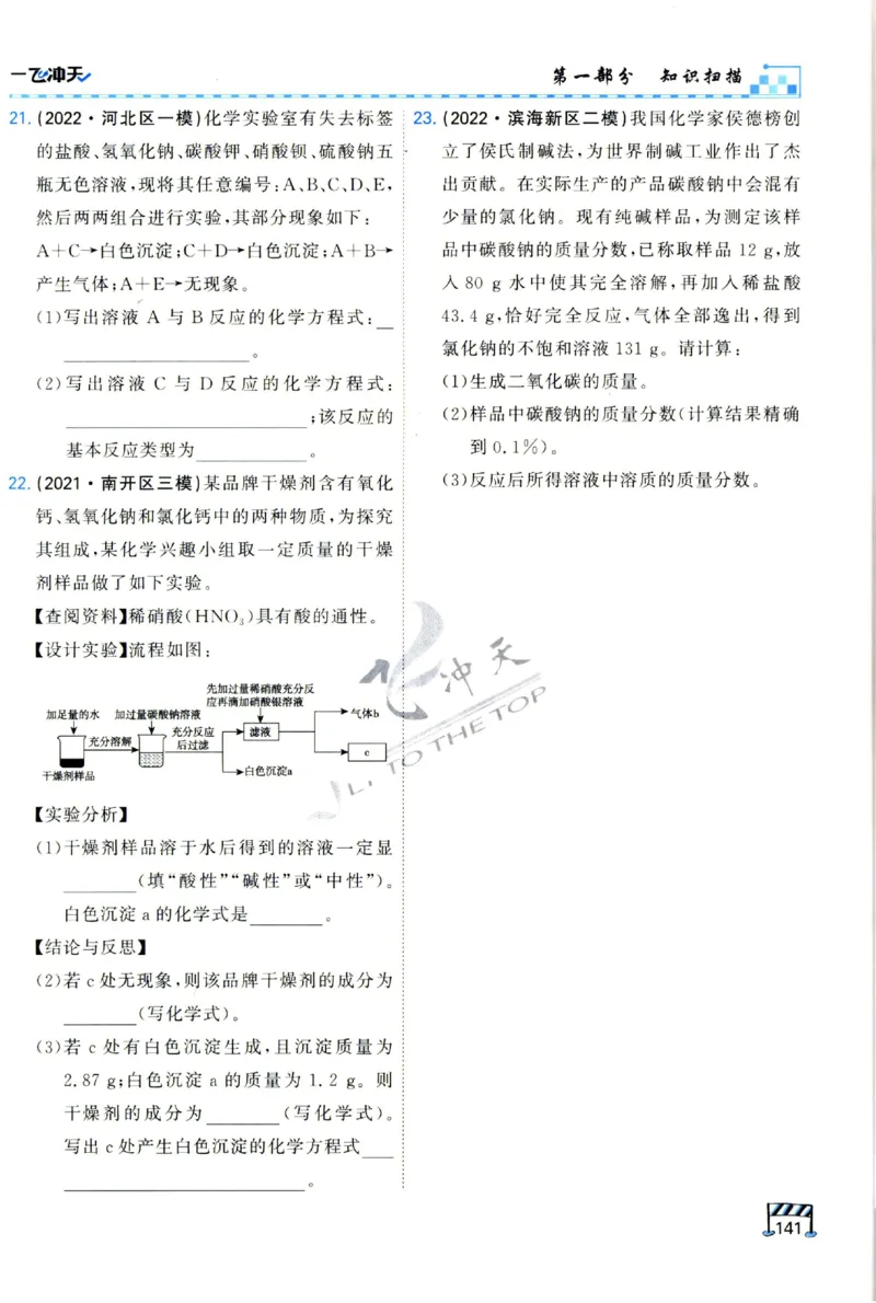 2025《一飞冲天-中考专项》化学_1、初中学习资料_24秋试卷_《一飞冲天-中考专项》_一飞冲天-中考专项（2025版）
