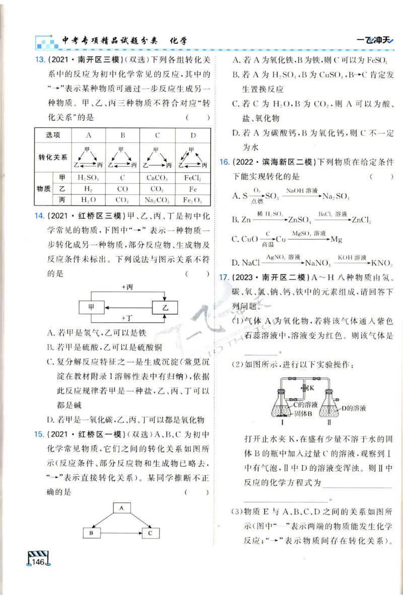 2025《一飞冲天-中考专项》化学_1、初中学习资料_24秋试卷_《一飞冲天-中考专项》_一飞冲天-中考专项（2025版）