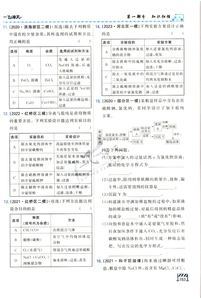 2025《一飞冲天-中考专项》化学_1、初中学习资料_24秋试卷_《一飞冲天-中考专项》_一飞冲天-中考专项（2025版）