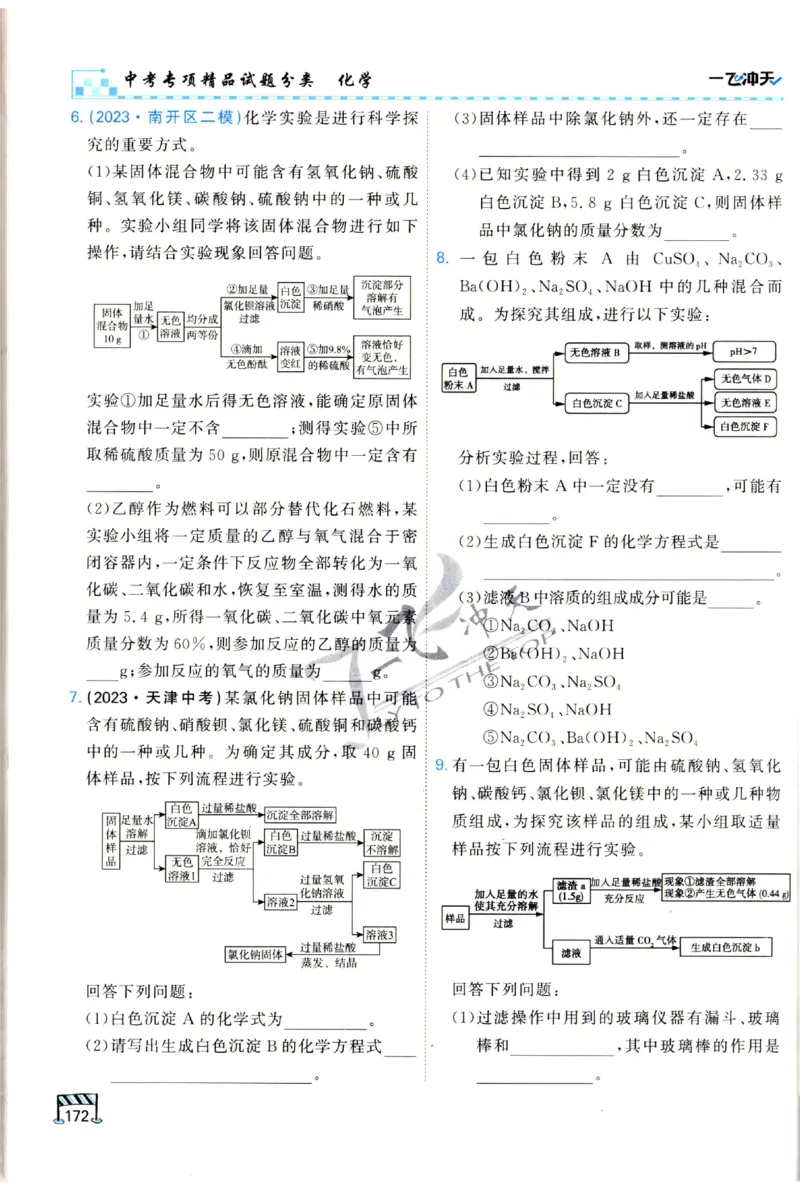 2025《一飞冲天-中考专项》化学_1、初中学习资料_24秋试卷_《一飞冲天-中考专项》_一飞冲天-中考专项（2025版）