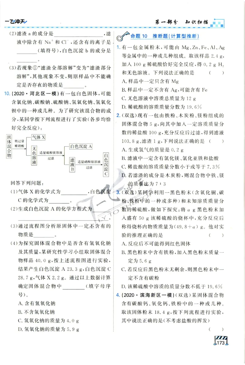 2025《一飞冲天-中考专项》化学_1、初中学习资料_24秋试卷_《一飞冲天-中考专项》_一飞冲天-中考专项（2025版）