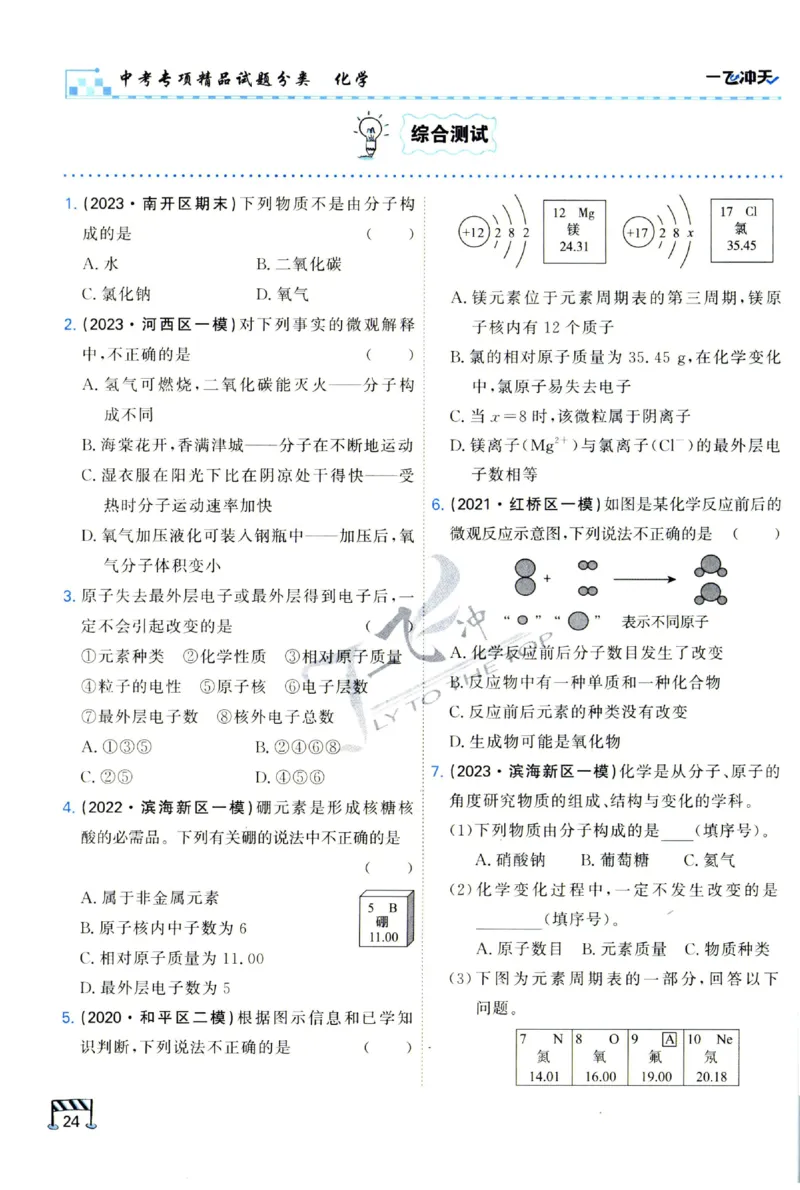 2025《一飞冲天-中考专项》化学_1、初中学习资料_24秋试卷_《一飞冲天-中考专项》_一飞冲天-中考专项（2025版）