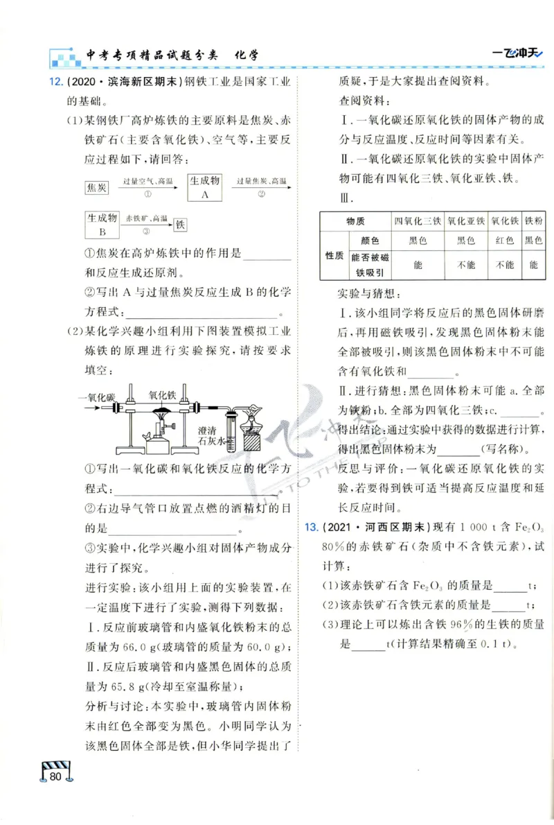 2025《一飞冲天-中考专项》化学_1、初中学习资料_24秋试卷_《一飞冲天-中考专项》_一飞冲天-中考专项（2025版）