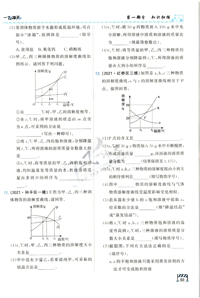 2025《一飞冲天-中考专项》化学_1、初中学习资料_24秋试卷_《一飞冲天-中考专项》_一飞冲天-中考专项（2025版）