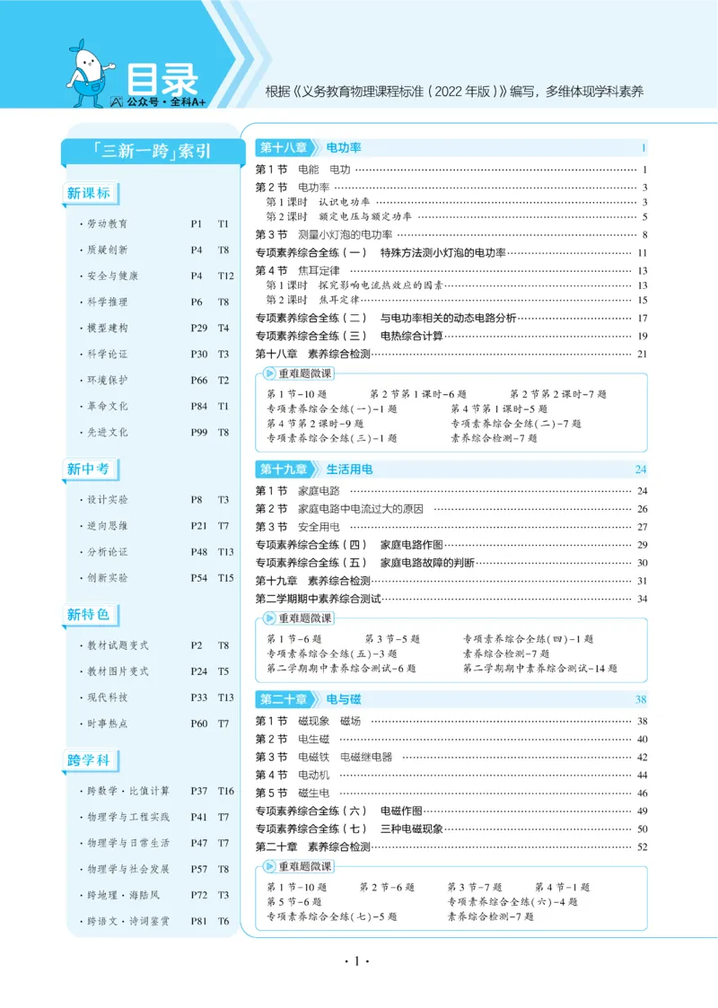 2025《5.3同步练习&bull;全练讲评去答案》物理九下(人教)_1、初中学习资料_24秋试卷_2025版《53&bull;初中同步》上册全科_53初中同步下册25春_2025《5.3同步练习&bull;同步全练讲评》物理下册